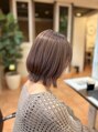 ウィズ 松戸五香店(Wiz)&nbsp;くびれボブ×ピンクブラウン大人可愛い！〈松戸/五香〉