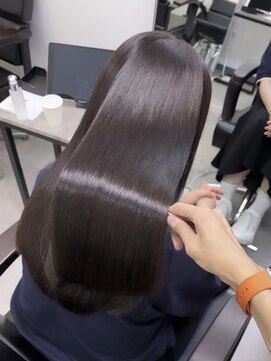 シンカ(shinka) ラベンダーブラウンカラー＋最高級髪質改善トリートメント