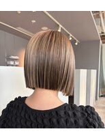 ヘアーエスクールシーユー 枚方T-SITE店(hair S.COEUR×Cu)&nbsp;アンブレラカラー/大阪ボブ/枚方ボブ