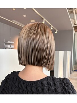 ヘアーエスクールシーユー 枚方T-SITE店(hair S.COEUR×Cu) アンブレラカラー/大阪ボブ/枚方ボブ
