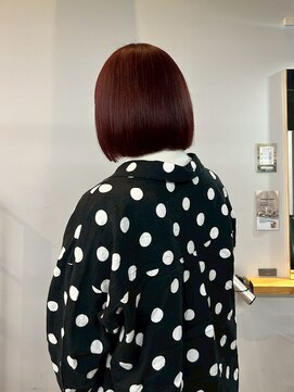 ヌープヘアーアイス(NUUP.hair ici) 【艶髪】ブリーチなしレッドブラウン◎