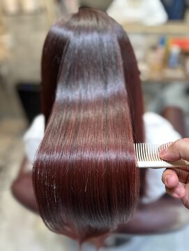 完全個室×髪質改善特化 Reeve吉祥寺 【レーヴェ】 ブリーチなしレッド×Reeve髪質改善【Reeve吉祥寺 美容室】