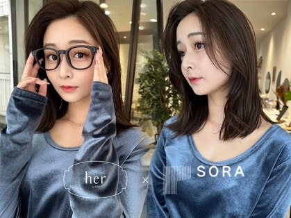 ハーバイリンヘアー(her by rin hair)の写真