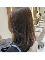 ザザ ZA/ZA 目白 ミディアムレイヤー 目白 美容室