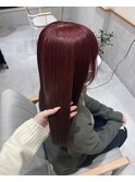 ワインレッド【鈴鹿/四日市/津/ストレート/ブリーチなし】