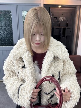 リノート バイ エゴル 名古屋(LINOET by ENGOL) 【LINOE名古屋】ハイトーン/ミルクティー/ミルクティーベージュ