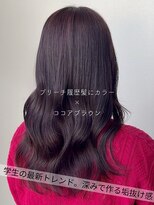 サラジュ 仁川店(SARAJU)&nbsp;【カラー特化】今田担当 ブリーチ履歴髪カラー×ココアブラウン