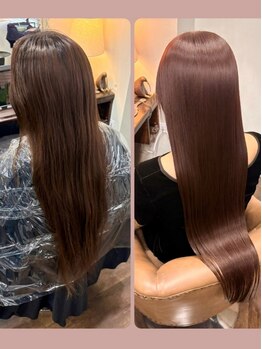 ビルギット(BIRGIT)の写真/【髪のエイジングケア】水素tr導入。水素カラーに髪質改善を＋する事で水素の効果が上がり美髪に導きます。