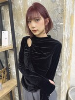 エレン(E L E N)&nbsp;ボブ/暖色カラー/ピンクカラー