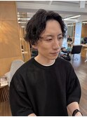 石橋阪大前/根元が立ち上がるゆるふわシャドウパーマ