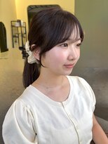 ウタ&nbsp;大通×顔まわりカット×チョコレートブラウン
