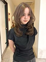 ニコフクオカヘアーメイク(NIKO Fukuoka Hair Make)&nbsp;〈NIKO〉ハッシュカット.グレージュ.バタフライカット.レイヤー