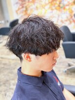 ルーメン 各務原(ROOO MEN)&nbsp;マッシュ×緩めシャドウパーマ