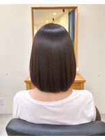 ヘアーポケット リタ(HAIR POCKET ritta)&nbsp;グレージュ酸性ストレートとボブ