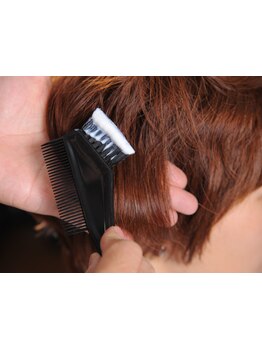 【オーガニックカラーで出来る白髪染め】持ちと艶が良く、カラーのした後の匂いが残りにくいのも嬉しい☆