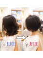 リル(Lilou)&nbsp;骨格に合わせたカットで、小顔だけじゃなくスタイルもキレイに