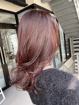 テラスヘア 新潟駅南(TERRACE hair) 艶やか春カラー＊ピンクブラウン