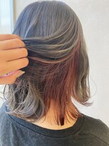 アース コアフュールボーテ ふじみ野店(EARTH coiffure beaute)&nbsp;インナー赤カラー