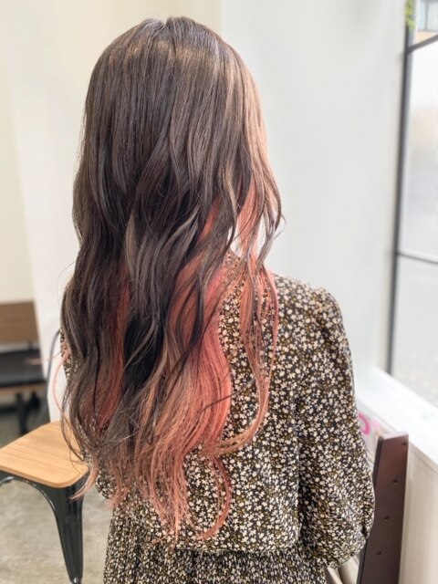 とても綺麗なサーモンピンク色のジャケットのインナー newtop_000000005713.jpg