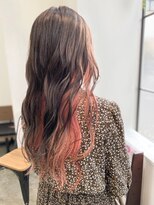 ノチ(Noci)&nbsp;【Noci】インナーカラー♪サーモンピンク×グレージュ