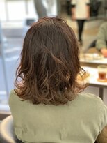 カーサ バイ ハミュウ たまプラーザ(CASA by Humium)&nbsp;30代大人可愛い透明感ブラウン×エアリーミディアムボブ♪