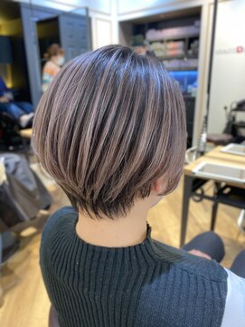 リゴ ヘアー(RIGO hair) レイヤーカット/グレージュ/ショートヘア