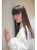 美髪ストレートロング
