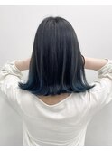 【ALIVE吉祥寺】ブルーブラック*グラデーションカラー韓国