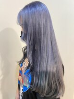 ラべリー 池袋(LOVELEY)&nbsp;ブルーラベンダー　ブリーチ　【池袋】