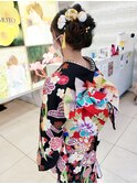 [FREEJUA/北上尾]成人式・ミディアム・振袖ヘアアレンジ