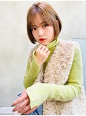 Aimee 町田　ネオボブ×ミルクティーベージュ