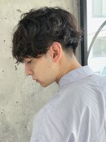 クオル 立川(QOL)&nbsp;ツイストスパイラルパーマ刈り上げツーブロック無造作パーマ韓国