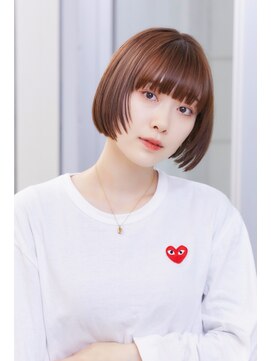 ミチオ ノザワ ヘアサロン ギンザ(Michio Nozawa HAIR SALON Ginza) 外国人風カラー/エギョモリ/センター分けボブ/こなれヘア☆ボブ