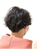 【Ash駅前通り店　佐々木綾奈】波ウェーブセンター分けスタイル