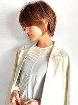 小顔/ひし形/クビレ/丸み/ボブ/20代/30/代/40代/大人ショート