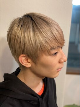 アーク(RAK) メンズブリーチカラー　ナチュラルショート　　【RAK川崎】