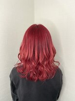 ユートピア(U topia)&nbsp;#ブリーチ1回で作る　#韓国風カラー　#カーディナルレッド