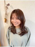 ゆる巻アッシュブラウン