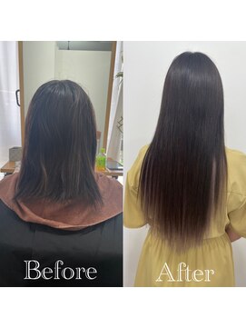 アンス 大阪梅田(ANs.) 20代30代40代シールエクステナチュラルレイヤーアッシュ