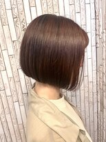 スリー(three)&nbsp;ボブ　カット　艶カラー