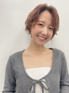 エアー 銀座(air) ★岡田有加★20代30代★銀座★ウェーブショートスタイル