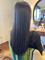 エルサフィロ キタハマ(el zafiro kitahama)&nbsp;20×30×40代×透明感×髪質改善×ロングレイヤー×グレージュ