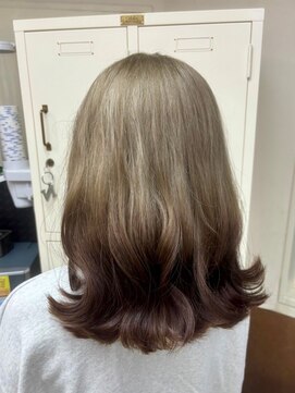 マティーナ ヘアー 池袋(Matina hair) 【ミルクティーグラデーションブラウン】20代30代40代50代