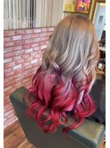 White×Pink×Red【Hikaru★】