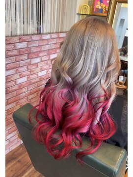 リン(Lin.) White×Pink×Red【Hikaru★】