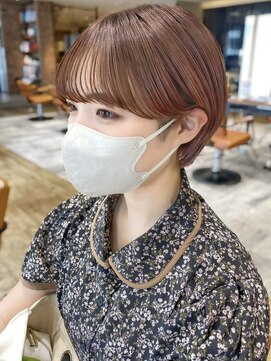 アフロート ルヴア(AFLOAT RUVUA) みねスタイル♪ マッシュ ひし形 ショートボブ 30代 40代 50代