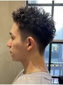 ツイストスパイラルパーマ/スパイキーショート/ツーブロック