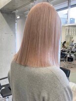 ミルクティーベージュダブルカラーハイトーンカラーレイヤー韓国