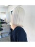 カット+ケアブリーチダブルカラー+トリートメント￥15000【栄/ハイトーン】