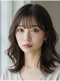 レディースカット/レイヤーカット/外ハネミディアム